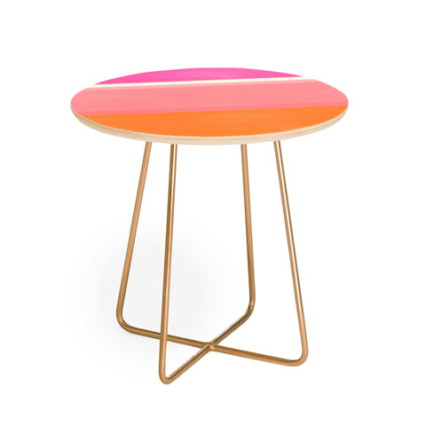 Garima Dhawan stripe study 33 Round Side Table