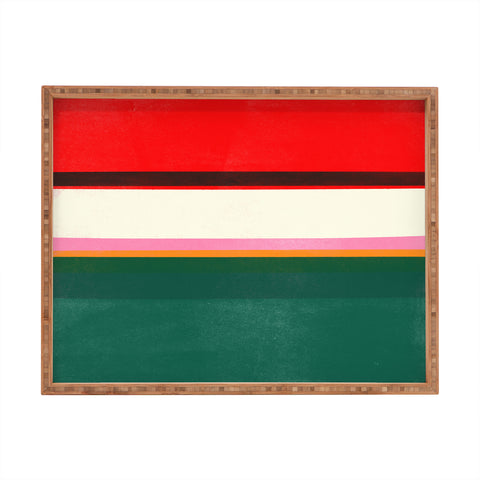 Garima Dhawan stripe study 34 Rectangular Tray