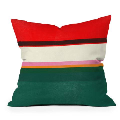 Garima Dhawan stripe study 34 Throw Pillow