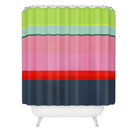 Garima Dhawan stripe study 35 Shower Curtain
