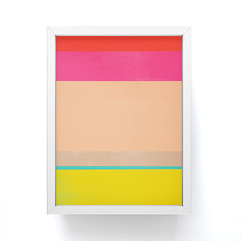 Garima Dhawan stripe study 39 Framed Mini Art Print