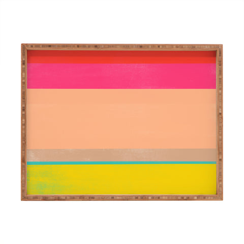 Garima Dhawan stripe study 39 Rectangular Tray