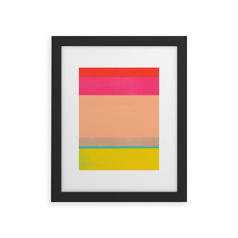 Garima Dhawan stripe study 39 Framed Art Print