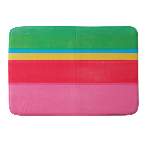 Garima Dhawan stripe study 47 Memory Foam Bath Mat