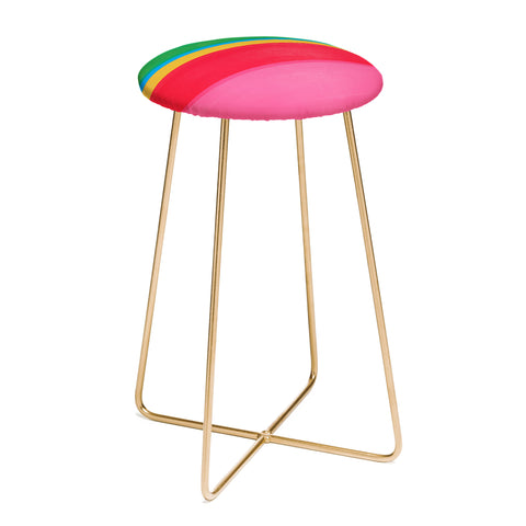 Garima Dhawan stripe study 47 Counter Stool