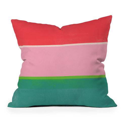 Garima Dhawan stripe study 50 Outdoor Throw Pillow
