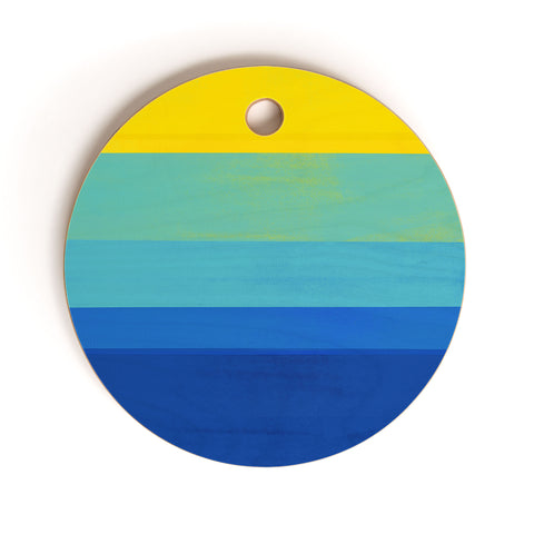 Garima Dhawan stripe study 51 Cutting Board Round