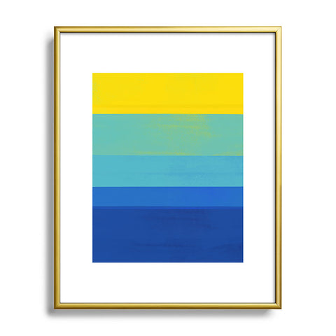 Garima Dhawan stripe study 51 Metal Framed Art Print