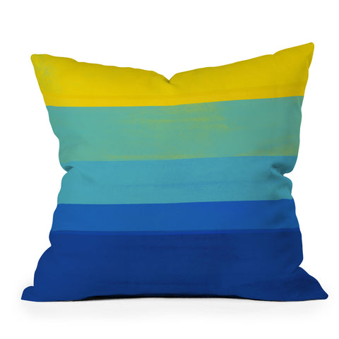Garima Dhawan stripe study 51 Outdoor Throw Pillow