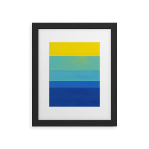 Garima Dhawan stripe study 51 Framed Art Print