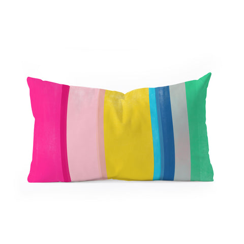 Garima Dhawan stripe study 9 Oblong Throw Pillow