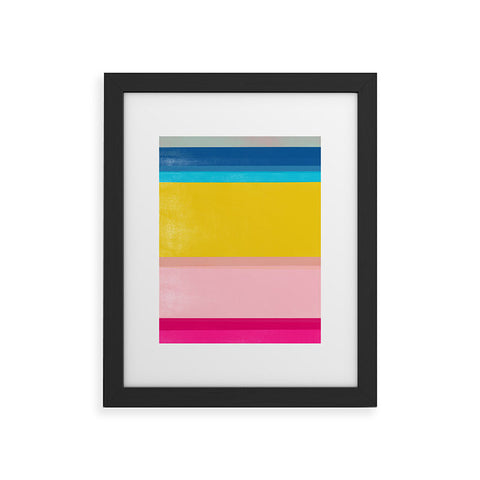 Garima Dhawan stripe study 9 Framed Art Print