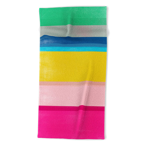 Garima Dhawan stripe study 9 Beach Towel
