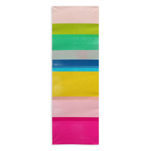 Garima Dhawan stripe study 9 Yoga Towel