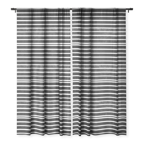 Garima Dhawan tape stripes 1 Sheer Window Curtain
