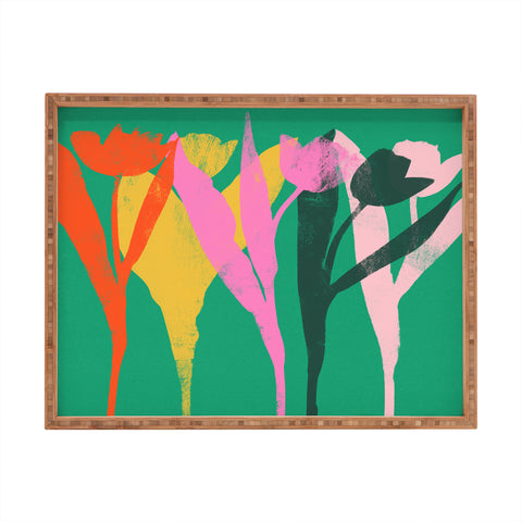 Garima Dhawan tulips 12 Rectangular Tray