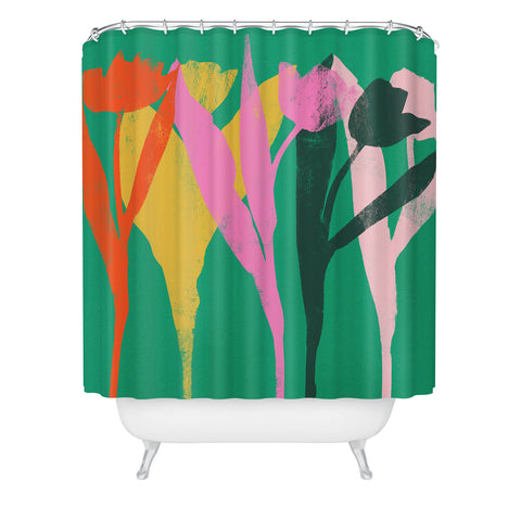 Garima Dhawan tulips 12 Shower Curtain