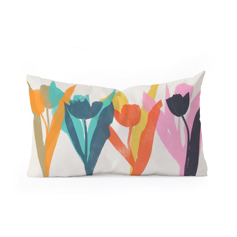 Garima Dhawan tulips 2g Oblong Throw Pillow