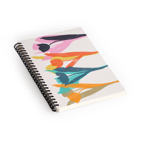 Garima Dhawan tulips 2g Spiral Notebook