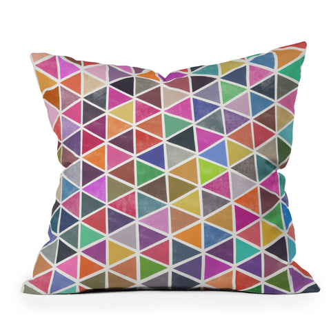 Garima Dhawan Unfolding 1 Outdoor Throw Pillow