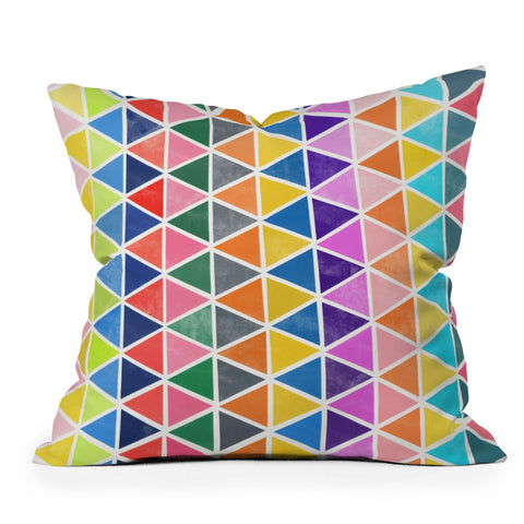 Garima Dhawan Unfolding 2 Outdoor Throw Pillow