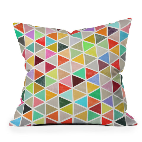 Garima Dhawan Unfolding 3 Outdoor Throw Pillow
