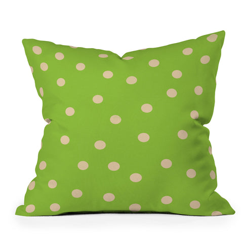 Garima Dhawan vintage dots 14 Outdoor Throw Pillow