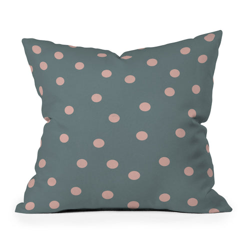 Garima Dhawan vintage dots 15 Outdoor Throw Pillow