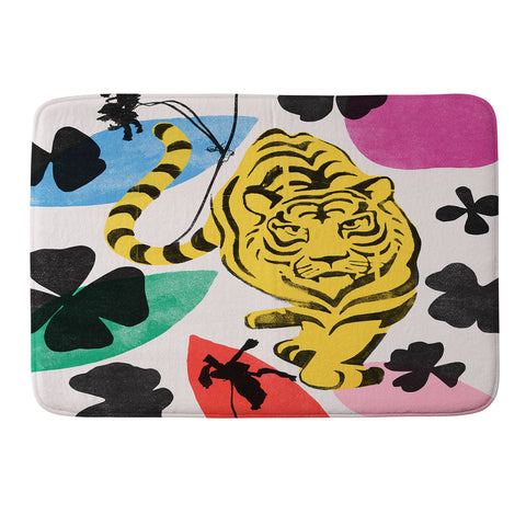 Garima Dhawan wild 3 Memory Foam Bath Mat