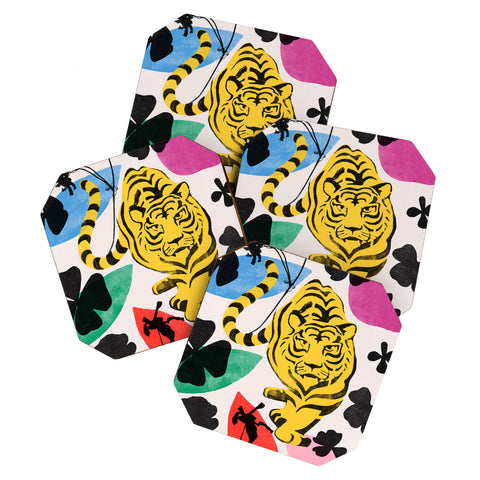 Garima Dhawan wild 3 Coaster Set