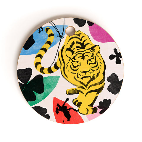 Garima Dhawan wild 3 Cutting Board Round