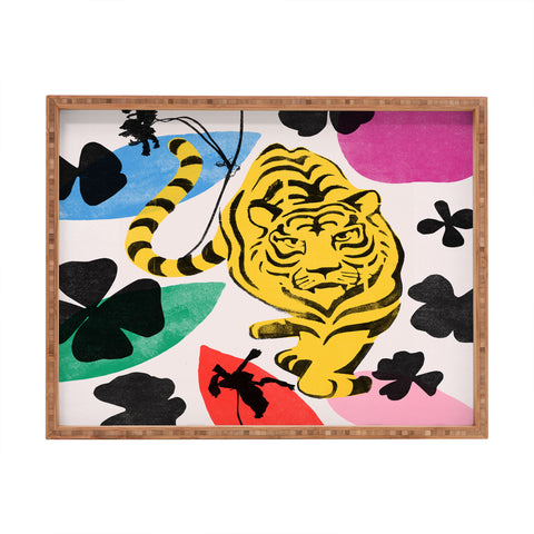 Garima Dhawan wild 3 Rectangular Tray