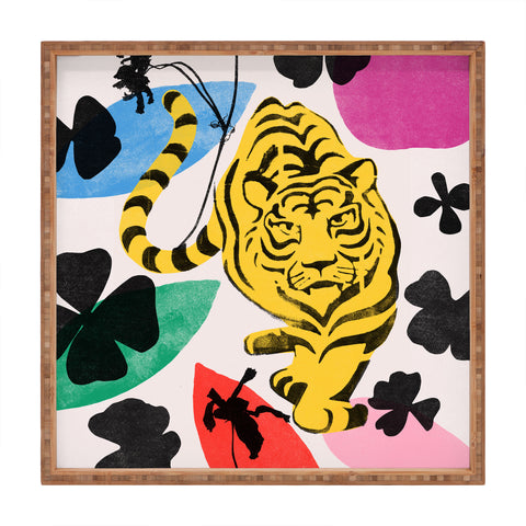 Garima Dhawan wild 3 Square Tray