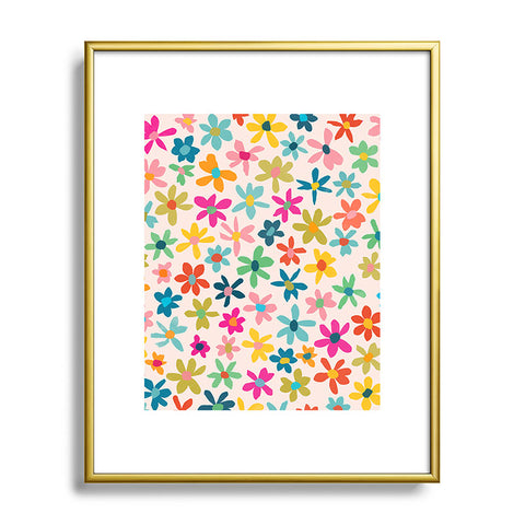 Garima Dhawan wild flowers 11 Metal Framed Art Print