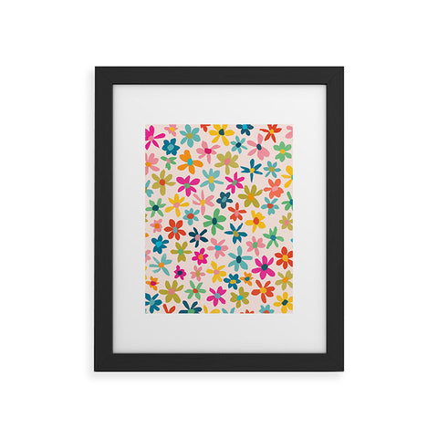 Garima Dhawan wild flowers 11 Framed Art Print