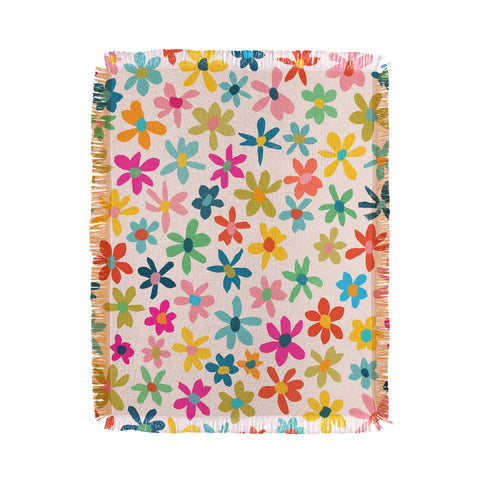 Garima Dhawan wild flowers 11 Throw Blanket