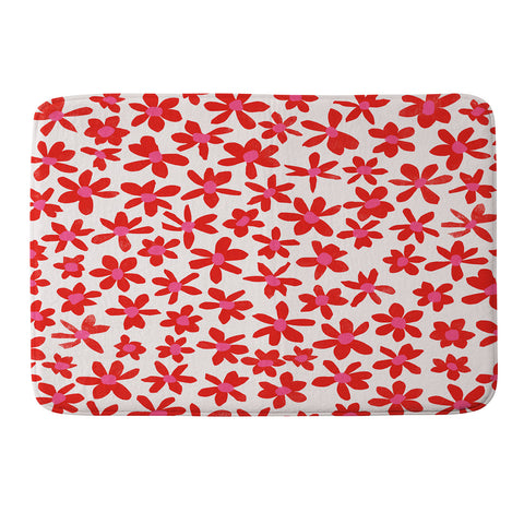 Garima Dhawan wild flowers 2 Memory Foam Bath Mat