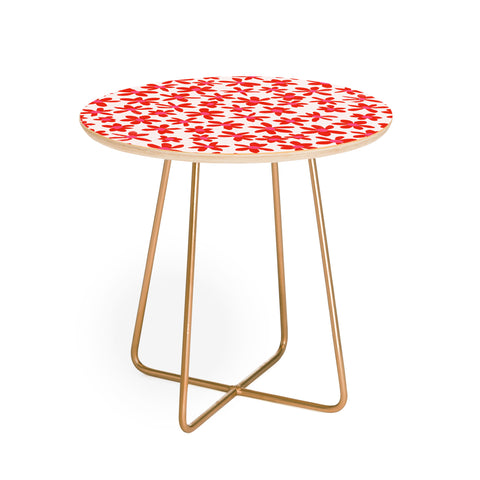 Garima Dhawan wild flowers 2 Round Side Table