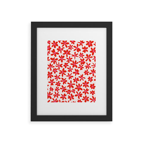 Garima Dhawan wild flowers 2 Framed Art Print