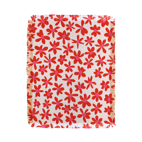 Garima Dhawan wild flowers 2 Throw Blanket