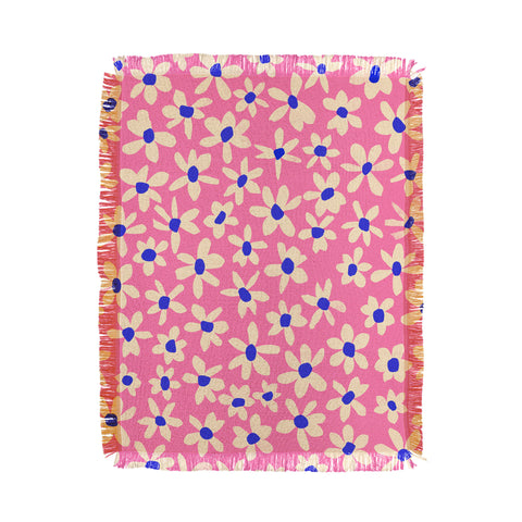 Garima Dhawan wild flowers 4 Throw Blanket