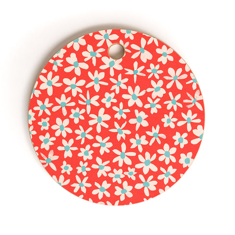 Garima Dhawan wild flowers 5 Cutting Board Round