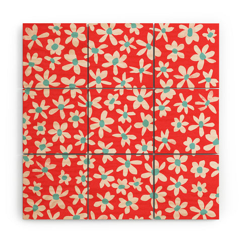 Garima Dhawan wild flowers 5 Wood Wall Mural