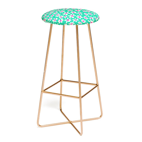 Garima Dhawan wild flowers 7 Bar Stool