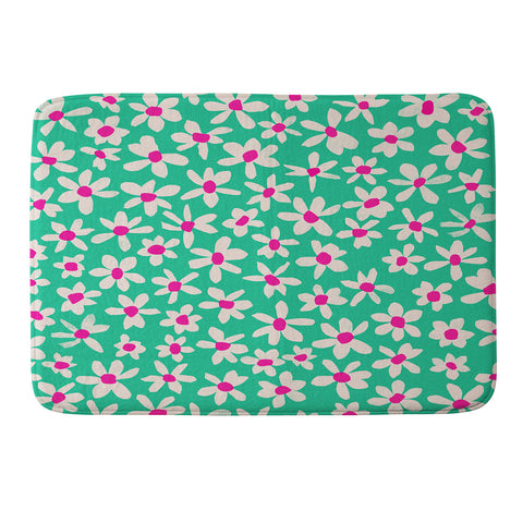 Garima Dhawan wild flowers 7 Memory Foam Bath Mat