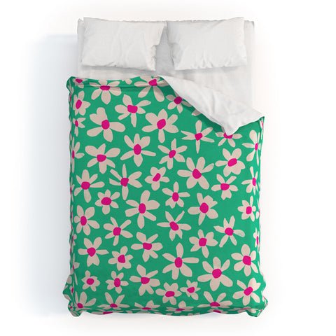 Garima Dhawan wild flowers 7 Duvet Cover