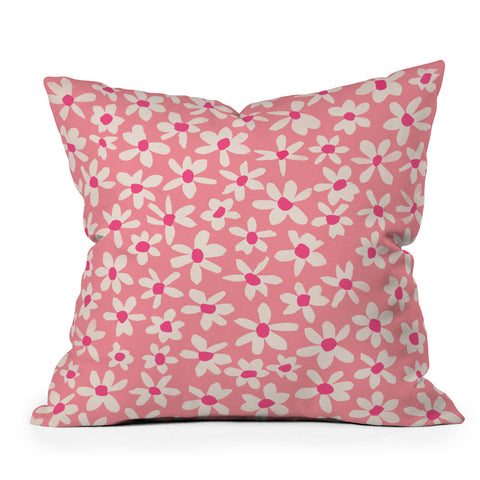 Garima Dhawan wild flowers 9 Throw Pillow