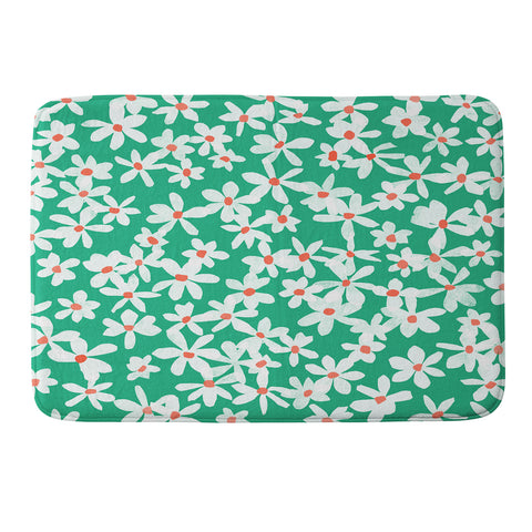 Garima Dhawan wildflowers 15 Memory Foam Bath Mat