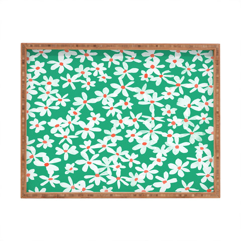 Garima Dhawan wildflowers 15 Rectangular Tray