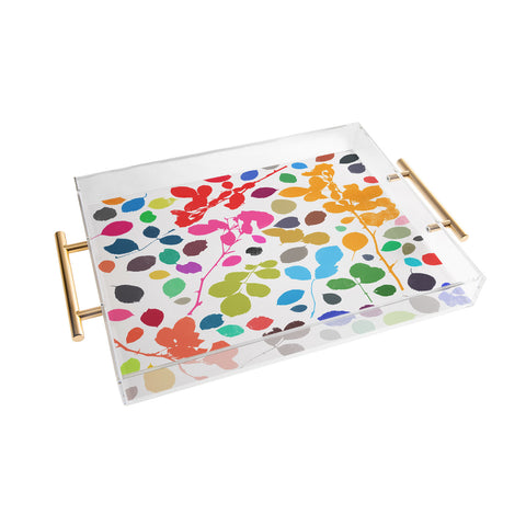 Garima Dhawan wildrose 2 Acrylic Tray